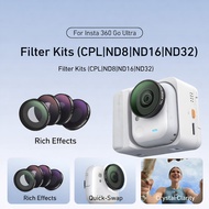 TELESIN Lens Filter Set Insta360 GO Ultra CPL ND8 ND16 ND32 Insta 360
