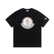Baju-T Lelaki dan Wanita Moncler/Monkou, Baju-T Bercetak, Baju-T Lengan Pendek, Baju-T Perniagaan, B