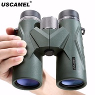 USCAMEL 8x42 Compact Binoculars For Bird Watching Bak4 Nitrogen Filled Waterproof Telescope For Trav