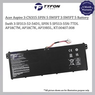 Acer Aspire 3/CN315/SPIN 5/SWIFT 3/SWIFT 5 Compatible Laptop Battery AP18C7M AP18C7K