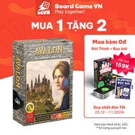 Board Game VN - Avalon - Sứ Mệnh Hiệp Sĩ - Board game ẩn vai kịch tính hấp dẫn dành cho 5-10 người c