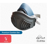 3M HF-50 Series Set including Half Face Respirator, 3M 1700 Filter Holder & 3M 1744C Filter *1 set*
