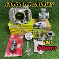 Combo set spec 60mm block wave125 arata block