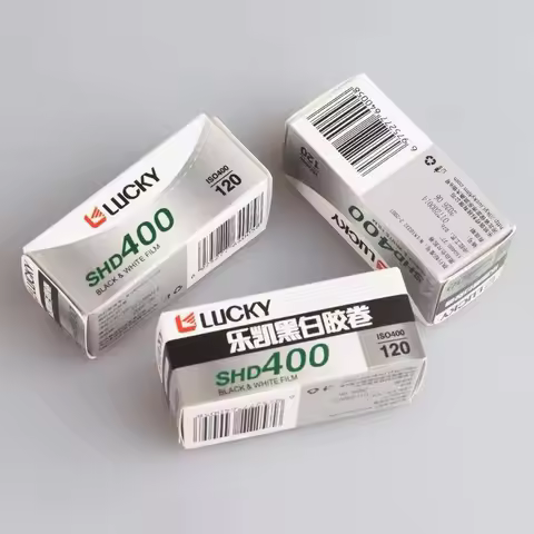 1-10 Rolls 120mm LUCKY SHD 400 ISO 400 Film Black and white Negative Film For Kodak 120 Film Camera 