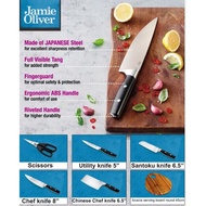 Jamie Oliver Professional Chef Knifes Collection / Scissors / Utility /Santoku /Chinese Chef Knife /