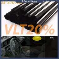 Kisskittyy  50cm*3m 20% VLT Black Pro Car Home Glass Window Tint Tinting Film Roll