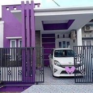 pintu garasi pake besi holo 4x4 sama2x4 harga per meter