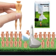 20Pcs Tee Golf, Aksesori Golf untuk Lelaki, Tee Golf Lucu 3", Tee Wanita, Tee Golf Plastik, Tee Wani
