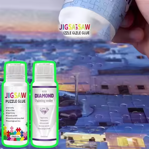 120ML Adhesives & Sealers Diamond Painting Sealer Puzzle Art Glue Permanent Hold & Shine Effect Seal