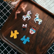 【迷你燙貼/胸章 | 遊樂園系列 】 旋轉木馬 魔術師 氣球狗