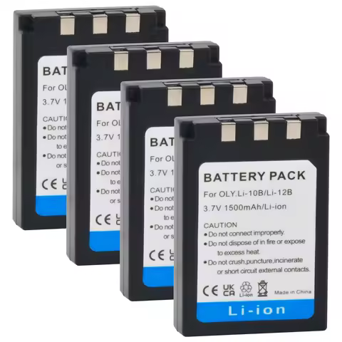 Li-10B Li-12B Battery for Olympus Stylus 300,400,500,600,800,Camedia Series,Sanyo Xacti Series Camer