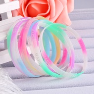 Gratis Ongkir - Gelang Glow in The Dark / Gelang Karet Silikon / Gelang Tangan Fashion