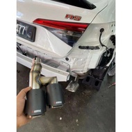Honda civic 2022 FE 180 Akrapovic Carbon exhaust pipe