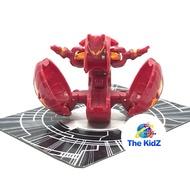 Bakugan B3 Geogan Rising Spin Master Red Pyrus Spartillion B100
