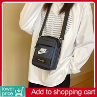 Ni-kee Multi-Purpose Men's Messenger Bag Casual Large Capacity Shoulder Sling Bag Oxford Cloth Waterproof Small Backpack