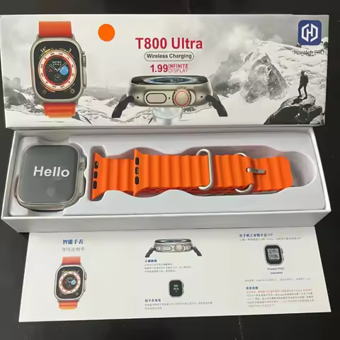 2025 T800 Ultra Smart Watch Men 49mm Series 8 1.99"AMOLED Screen Heart Rate Waterproof Watch lwO Ult