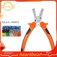 [Hot-Sale] PZ1.5-6 Mini Portable Crimping Tool Set Fit for Crimping Insulated and Uninsulated Ferrule Terminal Tubes Insulating Rubber