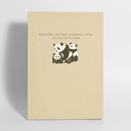動物插畫筆記本 | 大貓熊家族 the most productive thing