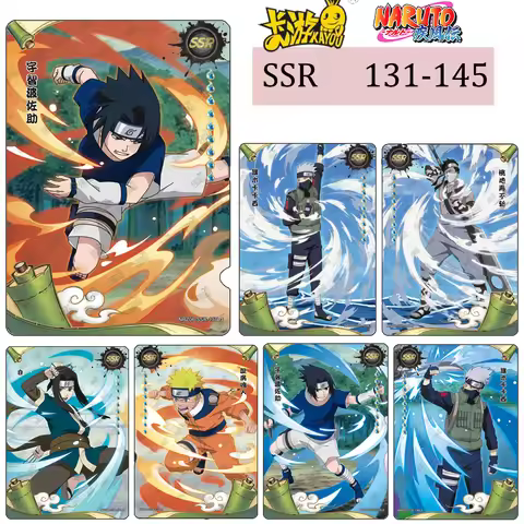 KAYOU Naruto SSR 131-145 Sakura Haruno Sasuke Uchiha Naruto Uzumaki Kakashi Hachiki Refraction Glitt
