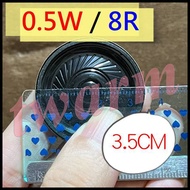 Raspberry Pi Dedicated Audio-Visual Speaker 0.5W/8R Small (Diameter 3.5cm) Thin