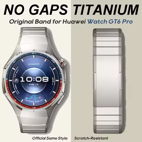 Original Band for Huawei Watch GT6 Pro Luxury No Gap Quick Release Titanium Strap Metal Bracelet for