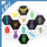 Hive Pocket Portable Strategy Game Full set of mosquito Bug expanded wooden board game cards Board G