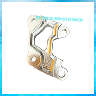 Pad trước heo Nissin Thái 2pis xe Xìpo size 260/267mm 💎 anod Đen & Trắng 👉 Pad heo dầu nhôm nguyên k