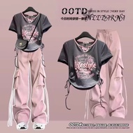 Dopamine Suit - Petite Female Student Short-Sleeved Outfit Set