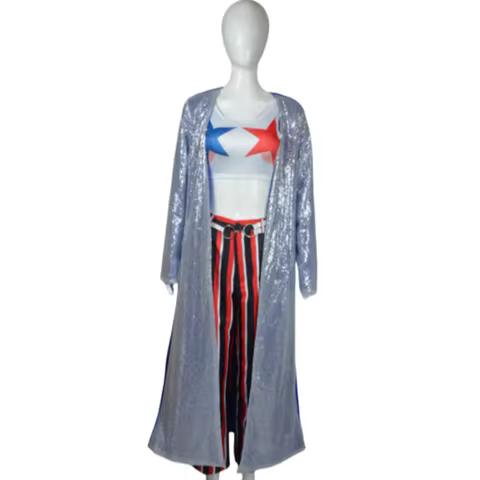 Women Harley Cosplay Costume Suit for Birds of Prey Adult Ladies Party Carnival Clothes Top Pants Ja