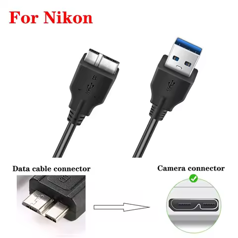 UC-E14 UC-E22 USB3.0 Data Cable for Nikon D5 D500 D850 D800 D800E D810 D810A Camera