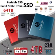 NEW 128TB Portable High-Speed External Solid-State Drive 64TB 32TB 16TB 8TB SSD Mobile Storage Devic