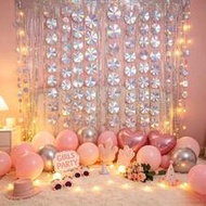 CD Disco Banner Retro 90s Theme Hanging Swirl Decorations Early 2000s Party Decor 50s 70s 80s Music 