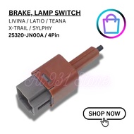 NISSAN LIVINA, LATIO, X-TRAIL, SYLPHY, TEANA  BRAKE, STOP LAMP SWITCH ( 25320-JN00A ) 4 Pins