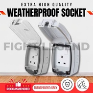 Heavy Duty Weatherproof Socket / Outdoor Socket 13A Switch Socket 3 Pin Single Phase Weatherproof