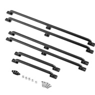 1/10 Universal Metal Handrail Kit - Realistic Crossbar for SCX10, TRX4, D90 RC Crawlers - Aluminum R