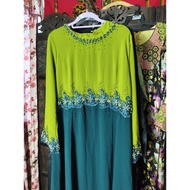 jubah sulam manik jahit