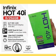 Infinix Hot 40i NFC 8/256 GB Handphone Android 4G Garansi Resmi 