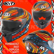 หมวกกันน็อค KYT Model R2R ลาย FERNANDEZ 2022 REPLICA MATT