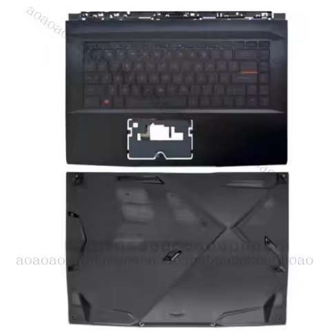 Se+ For MSI GF63 MS-16R1 16R4 Red Backlight Keyboard Palm Rest Bottom Case brand new