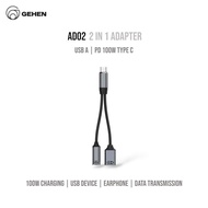 GEHEN AD02 OTG 2in1 Type C USB PD100W USB Device Hifi Original DiMa