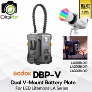 Godox Plate DBP-V Dual V-Mount Battery Plate For LED Litemons LA150Bi D R LA200Bi D R LA300Bi D R -