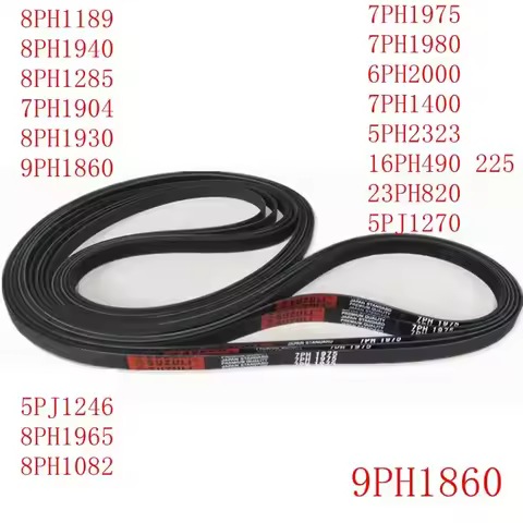 1pcs Washing machine belt 7PH1975 7PH1980 6PH2000 7PH1400 5PH2323 16PH490 225 23PH820 5PJ1270