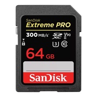 64 GB SD CARD (เอสดีการ์ด) SANDISK EXTREME PRO SDXC UHS-II CARDS (SDSDXDK-064G-GN4IN) .