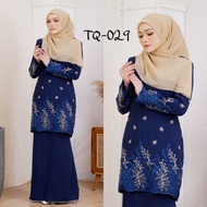 Kurung Sulam 100% Exclusive Kurung Moden Sulam Baju Kurung Pahang Baju Kurung Sulam Kurung Kurung Riau Kurung Baru