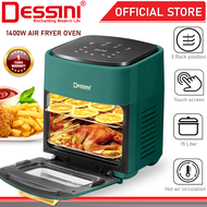 Dessini Italy AF-15 electric oven convection air fryer toaster timer oil free roaster breakfast mach