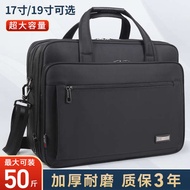 beg lelaki sling bag sling bag man bag lelaki Super Large Capacity Briefcase Men Business Canvas Lap