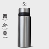 Bình sport đa năng [FreeShip Max] FanHouse bình giữ nhiệt 24h inox 304 ly nước có dây treo ngăn lọc 