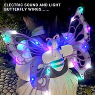 Butterfly Wings Girls Fairy Wings Costume Angel Costume Angel Butterfly Wings LED Music