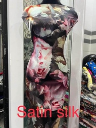 Kain Sepasang Satin Silk dari Vietnam Open Meter