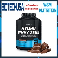 BiotechUSA Hydro Whey Zero – Hydrolyzed Chocolate Whey 4lbs, 82 Servings, Supports Muscle Recovery